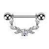 Ozdobný piercing do bradavky