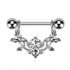 Ozdobný piercing do bradavky