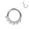 Segment kruh - septum / helix / cartilage / tragus piercing TITAN (1,2 x 10 mm)