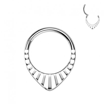 Piercing segment kruh TITAN (1,2 x 8 mm)