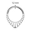 Piercing segment kruh TITAN (1,2 x 8 mm)