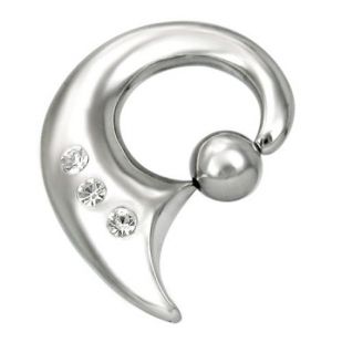 Piercing maxi kruh se zirkony