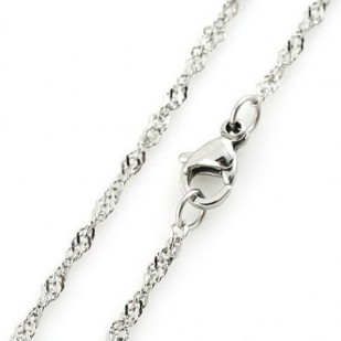 Ocelový řetízek, tl. 1,7 mm, délka 45 cm