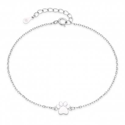 Stříbrný náramek tlapka