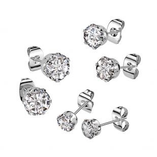 Naušnice pecky chirurgická ocel HWSE0104