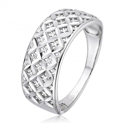 Stříbrný prsten květ života (60)