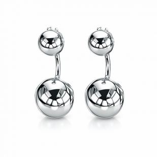Stříbrné šroubovací zanáušnice kuličky