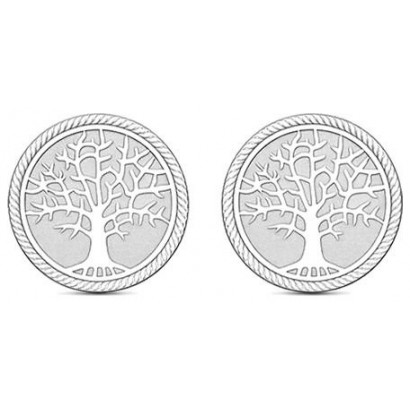 Stříbrné náušnice strom života