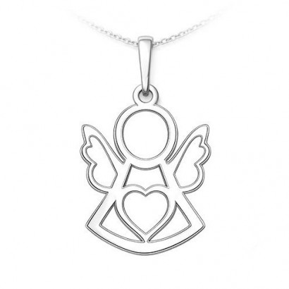 Stříbrný přívěsek andělíček