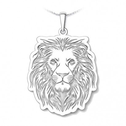Stříbrný přívěsek lev