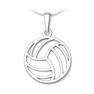 Stříbrný přívěsek volejbalový míč