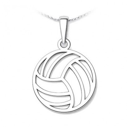 Stříbrný přívěsek volejbalový míč