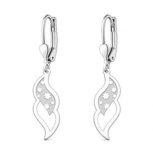 Stříbrné náušnice vlnka