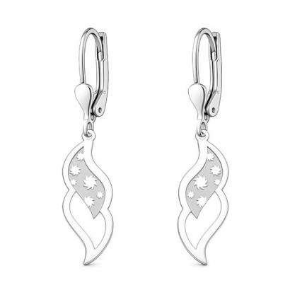 Stříbrné náušnice vlnka