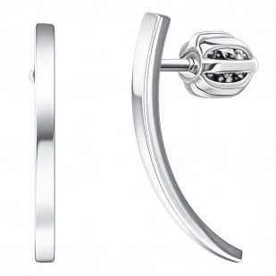 Stříbrné náušnice linie