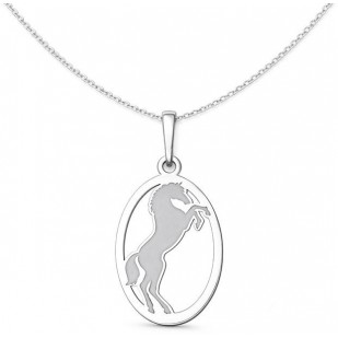 Stříbrný přívěsek kůň