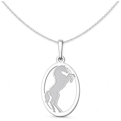 Stříbrný přívěsek kůň