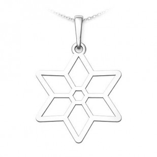 Stříbrný přívěsek hvězda