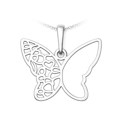 Auronitens Stříbrný přívěsek motýl - PA1576