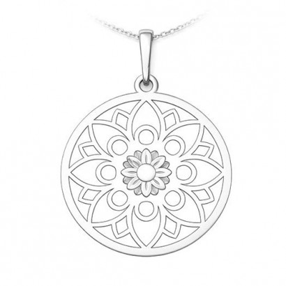 Stříbrý přívěsek mandala