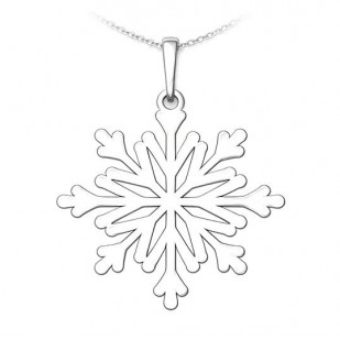 Stříbrný přívěsek vločka