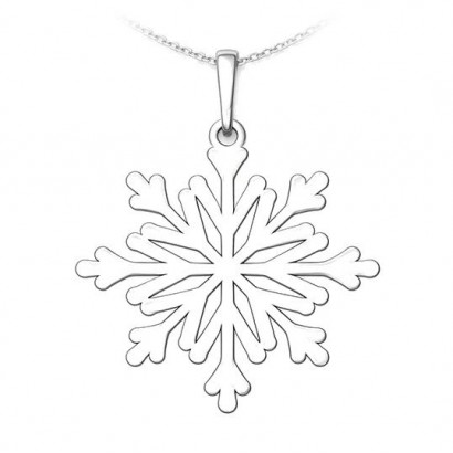 Stříbrný přívěsek vločka