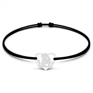 Šňůrkový náramek pes a kočka