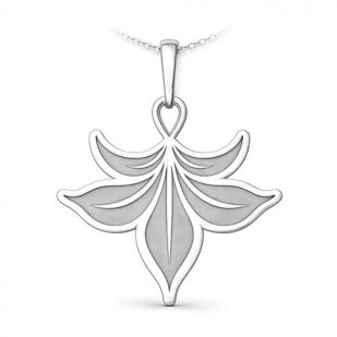 Stříbrný přívěsek s ornamentem