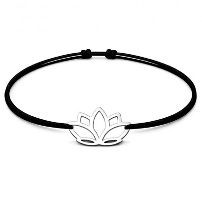 Šňůrkový náramek lotus