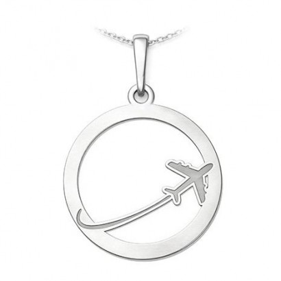 Stříbrný přívěsek letadlo