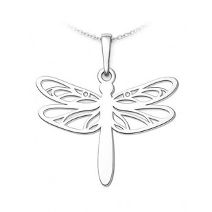 Stříbrný přívěsek vážka