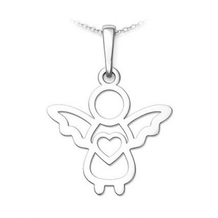 Stříbrný přívěsek andílek