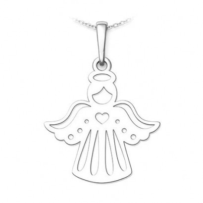 Stříbrný přívěsek anděl