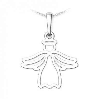 Stříbrný přívěsek anděl