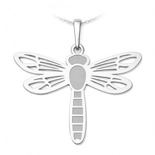 Stříbrný přívěsek vážka