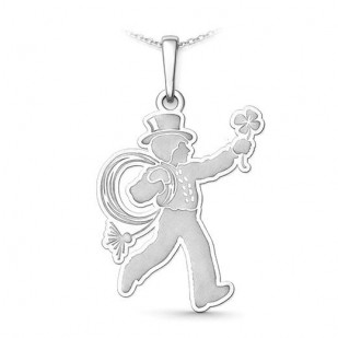 Stříbrný přívěsek kominík