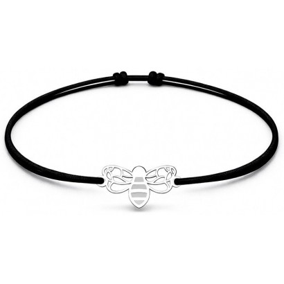 Šňůrkový náramek včela