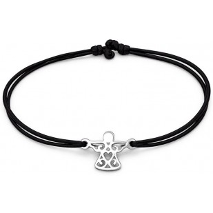 Šňůrkový náramek anděl