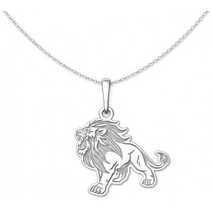 Stříbrný přívěsek lev
