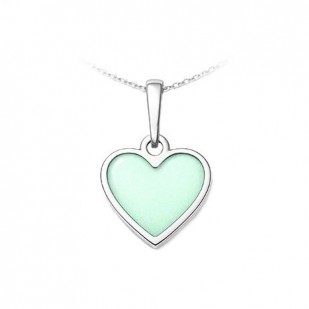 Stříbrný přívěsek srdce