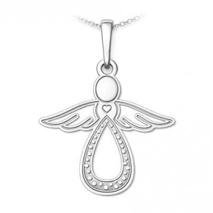Stříbrný přívěsek anděl