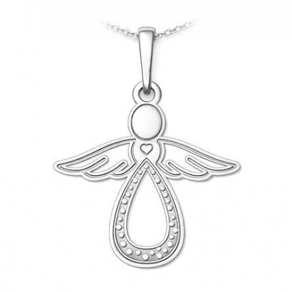 Stříbrný přívěsek anděl