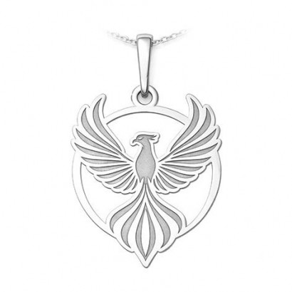 Stříbrný přívěsek fénix