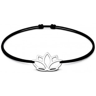 Šňůrkový náramek lotus Barva: Červená