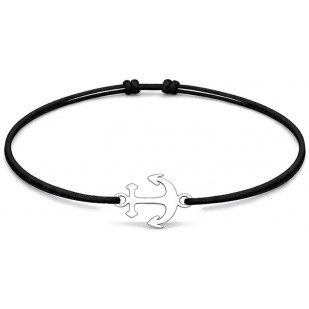 Šňůrkový náramek kotva Barva: Červená