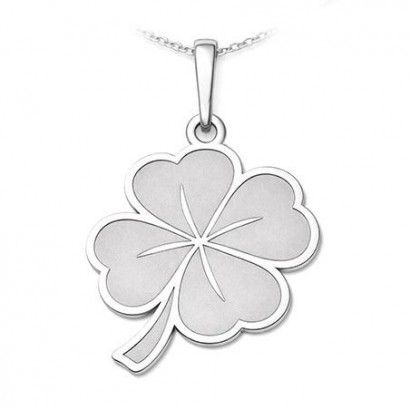 Stříbrný přívěsek čtyřlístek