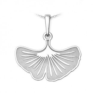 Stříbrný přívěsek list ginkgo