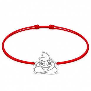 Šňůrkový náramek hovínko