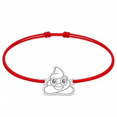 Šňůrkový náramek hovínko