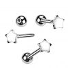 Piercing do jazyka - hvězda